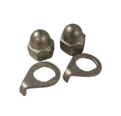 Dome Nut & Hooked Washer, Galvanized - Rover Standard G1-6 2PCS