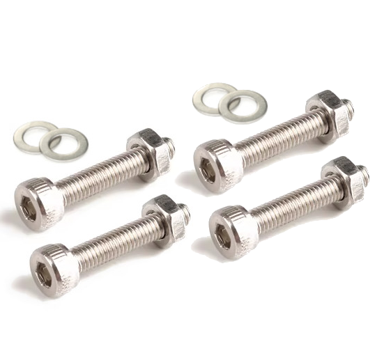 Rack Bolts Set 4PCS - M6 x 35mm (with nut/washer)