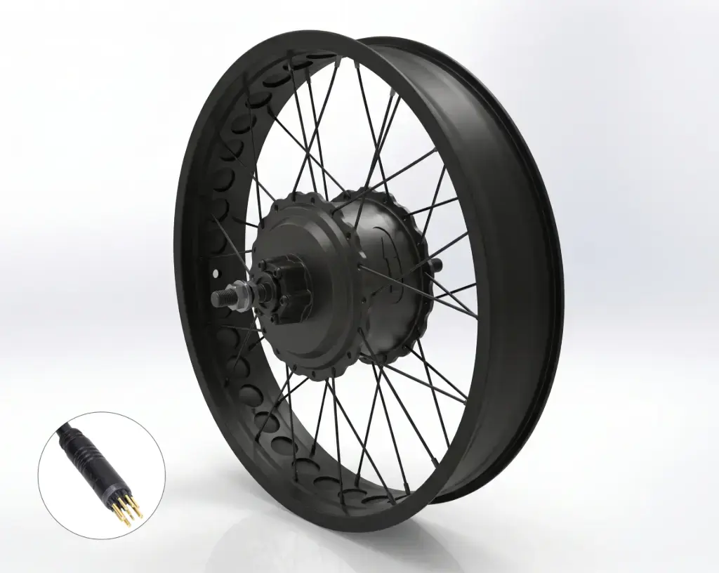 Wheel with 250W 48V Motor XF15FAT - Rover G2-3.1
