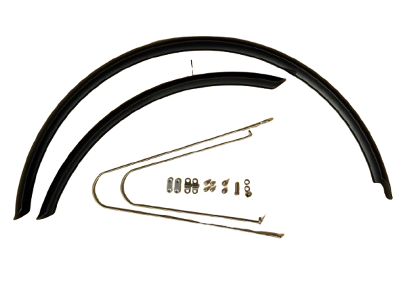 Mudguard Set Universal - 28" - 700C (Silver Stays)