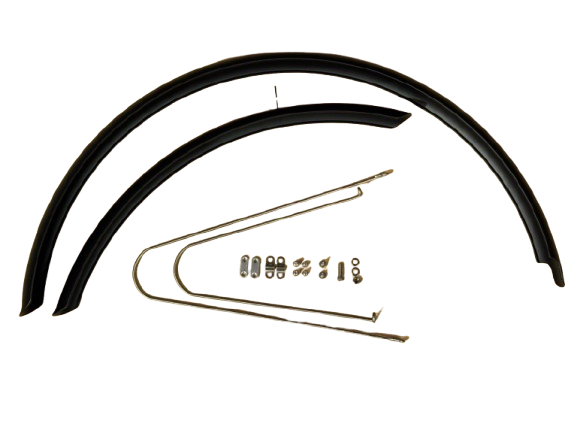 Mudguard Set Universal - 28" - 700C (Silver Stays)