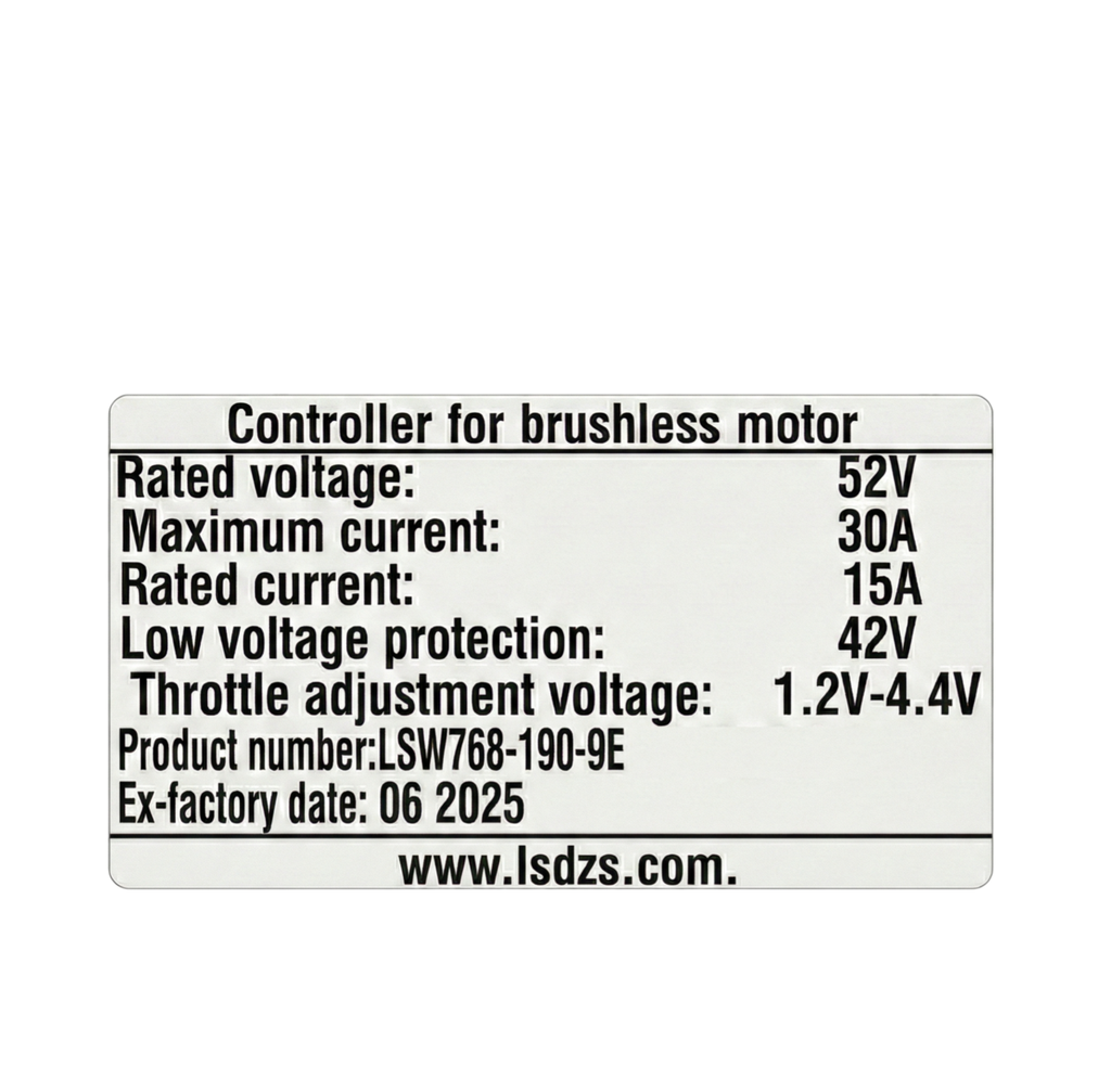 Controller 1000W 52V 190-9E - Rover G6.1