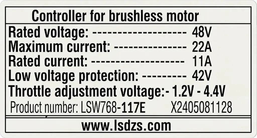 Controller 750W 48V 117E - xTreme G3